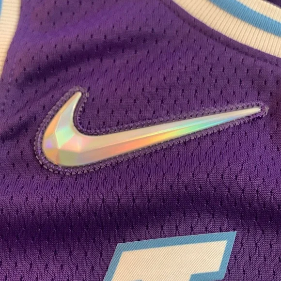 Nike NBA Los Angeles Lakers City Edition Lebron James 6 Dri-FIT Swingman Jersey - Picture 5 of 7